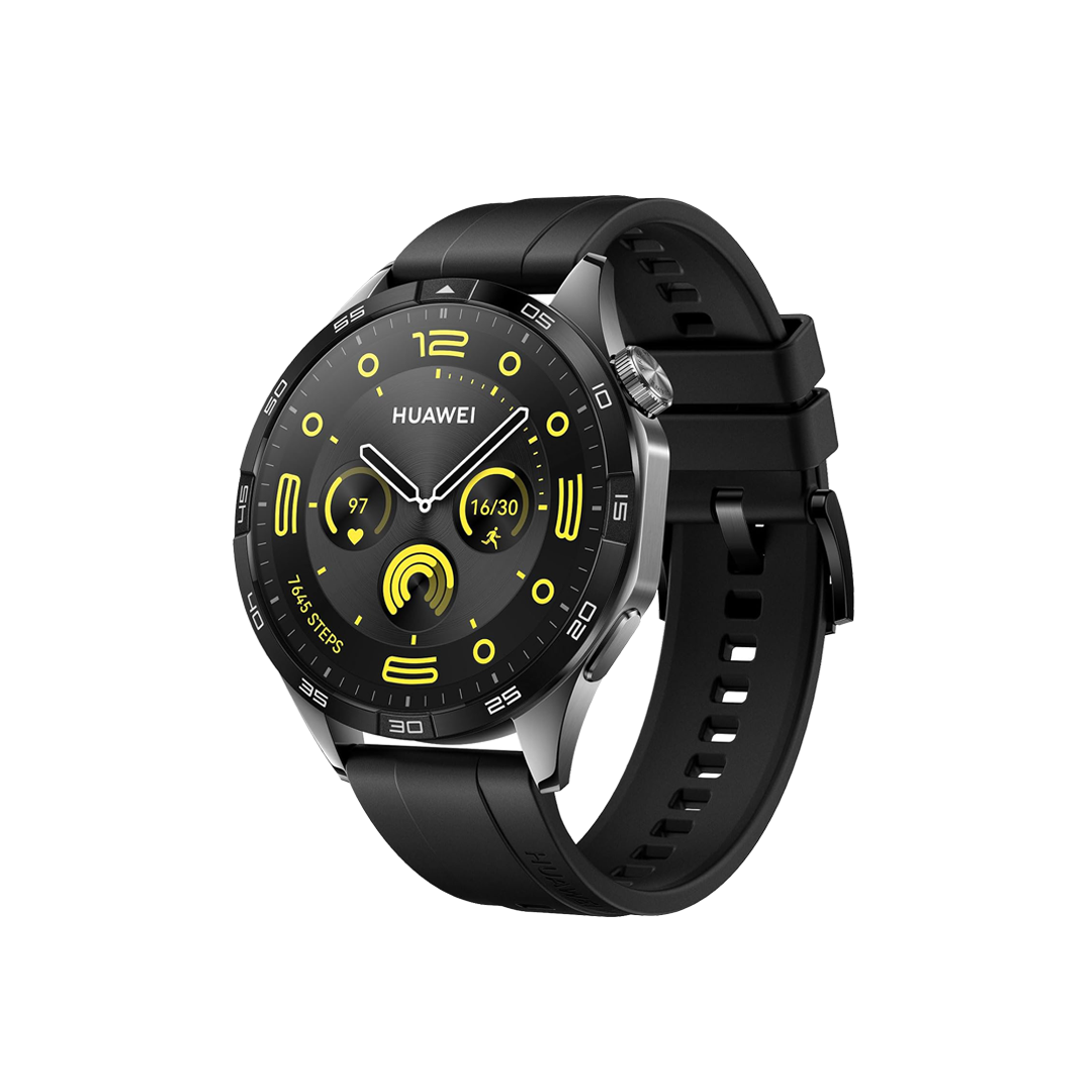 Huawei Watch GT 4 46mm - Black Fluoroelastomer Strap Huawei Watch GT 4 46mm - Black Fluoroelastomer Strap